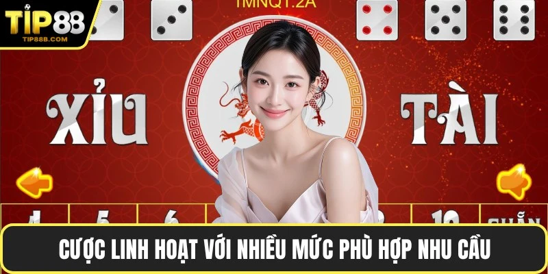 Cược linh hoạt với nhiều mức phù hợp nhu cầu
