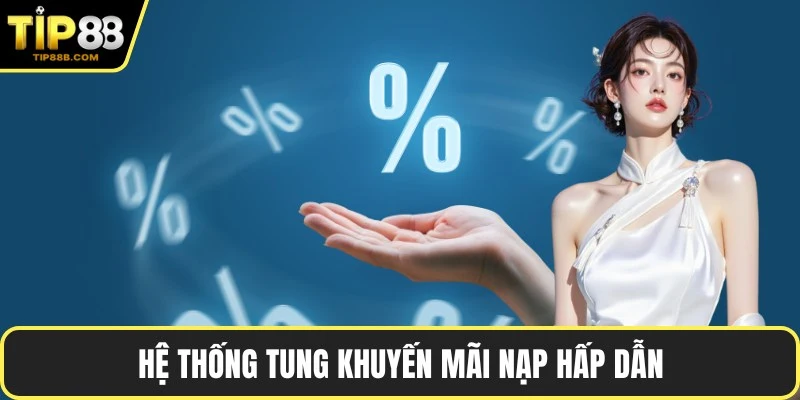 Hệ thống tung khuyến mãi nạp hấp dẫn
